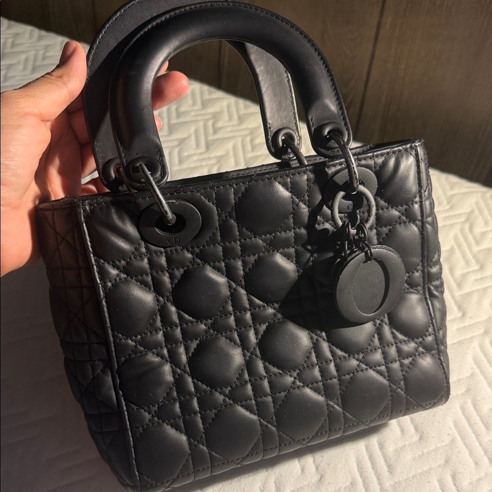 Black Quilted Handbag